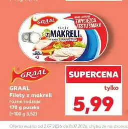 Kaufland Filety z makreli Graal oferta