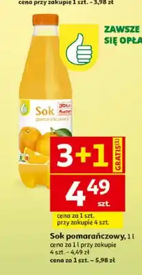 Auchan Sok pomarańczowy Auchan oferta