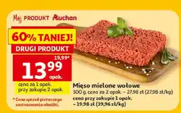 Auchan Mięso mielone wołowe Auchan oferta