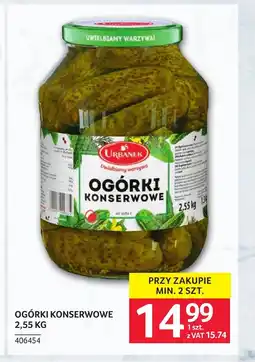 Selgros Ogórki konserwowe Urbanek oferta