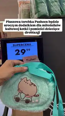 Biedronka Pluszowa torebka Pusheen oferta
