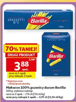 Auchan Makaron Spaghetti No. 5 Barilla oferta