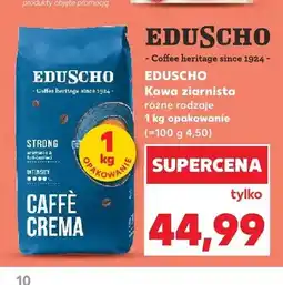 Kaufland Kawa ziarnista Eduscho Caffè Crema oferta