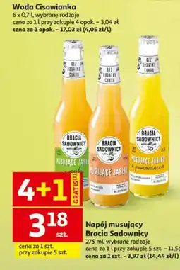Auchan Napój musujący Bracia Sadownicy Musujące Jabłko i Chmiel oferta