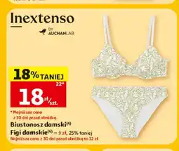 Auchan Biustonosz damski Inextenso oferta
