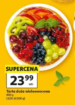 Auchan Tarta duża wieloowocowa oferta