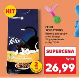 Kaufland Karma dla kotów Felix Sensations oferta