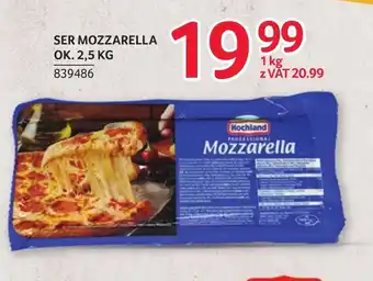 Selgros Mozzarella Hochland oferta