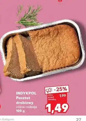 Kaufland Pasztet drobiowy Indykpol oferta