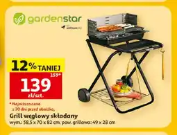Auchan Grill węglowy składany Gardenstar oferta