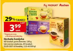 Auchan Herbata kenijska czarna z imbirem Auchan oferta