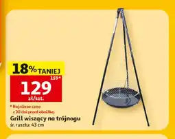 Auchan Grill wiszący na trójnogu Gardenstar oferta