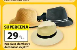 Auchan Kapelusz słomkowy damski Inextenso oferta