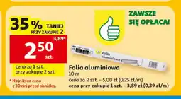 Auchan Folia aluminiowa Auchan oferta