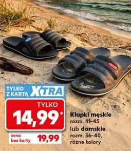 Kaufland Klapki męskie lub damskie oferta
