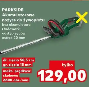 Kaufland PARKSIDE Akumulatorowe nożyce do żywopłotu oferta