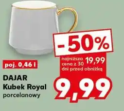 Kaufland DAJAR Kubek Royal porcelanowy oferta