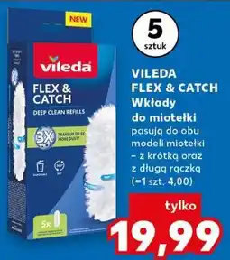 Kaufland Vileda Flex & Catch Wkłady do miotełki 5 sztuk oferta