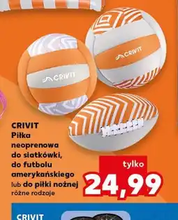 Kaufland CRIVIT Piłka neoprenowa do siatkówki, do futbolu amerykańskiego lub do piłki nożnej oferta