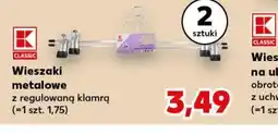 Kaufland K-Classic Wieszaki metalowe z regulowaną klamrą oferta