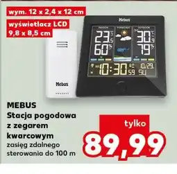 Kaufland MEBUS Stacja pogodowa z zegarem kwarcowym oferta