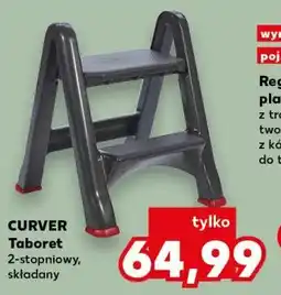 Kaufland CURVER Taboret 2-stopniowy, składany oferta