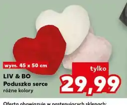 Kaufland LIV & BO Poduszka serce oferta