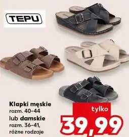 Kaufland Tepu Klapki męskie lub damskie oferta
