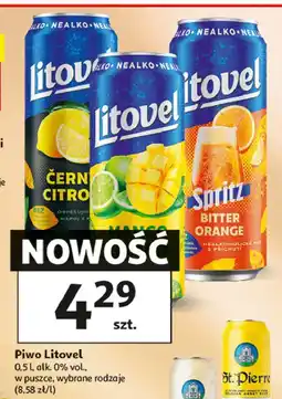 Auchan Piwo mango-limetka Litovel oferta