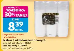 Auchan Zestaw 3 wkładów parafinowych Aga oferta