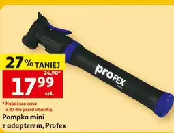 Auchan Pompka mini z adapterem, Profex oferta