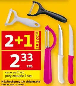 Auchan Nóż kuchenny lub obieraczka oferta