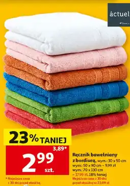 Auchan Ręcznik bawełniany actuel oferta