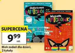 Auchan Blok zadań dla dzieci, 2 tytuły oferta