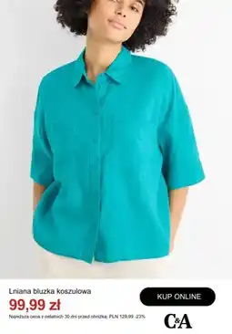 C&A Bluzka koszulowa lniana C&A oferta