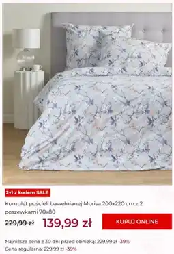 Home&You Komplet pościeli bawełnianej Morisa oferta