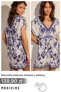 Medicine Narzutka plażowa damska z wiskozy Medicine oferta