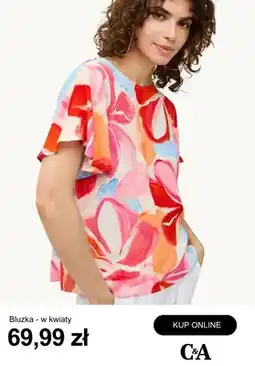 C&A Bluzka damska w kwiaty C&A oferta