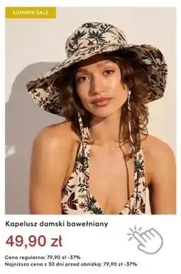 Medicine Kapelusz damski bawełniany oferta