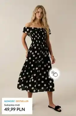 Sinsay Sukienka midi oferta