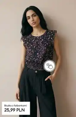 Sinsay Bluzka z falbankami oferta