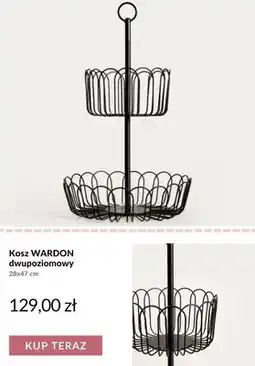 Homla Kosz dwupoziomowy WARDON 28x47 cm oferta