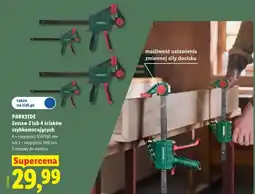 Lidl Zestaw 4 ścisków szybkomocujących Parkside oferta