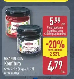 ALDI Konfitura jagodowa Grandessa oferta