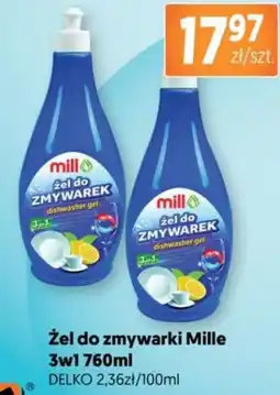 Jubilat Żel do zmywarki mille 3w1 delko oferta