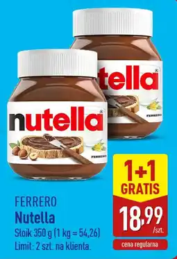 ALDI FERRERO Nutella oferta