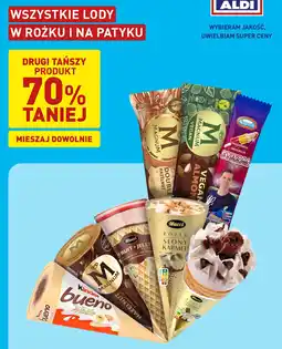 ALDI Lody w rożku i na patyku oferta
