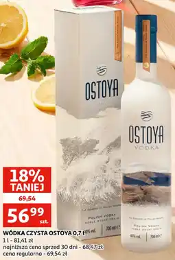 Auchan Wódka czysta ostoya oferta