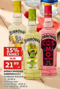Auchan Wódka smakowa żubrówka oferta