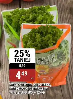 bi1 Sałata zielona: dębolistna, karbowana lub batawska oferta